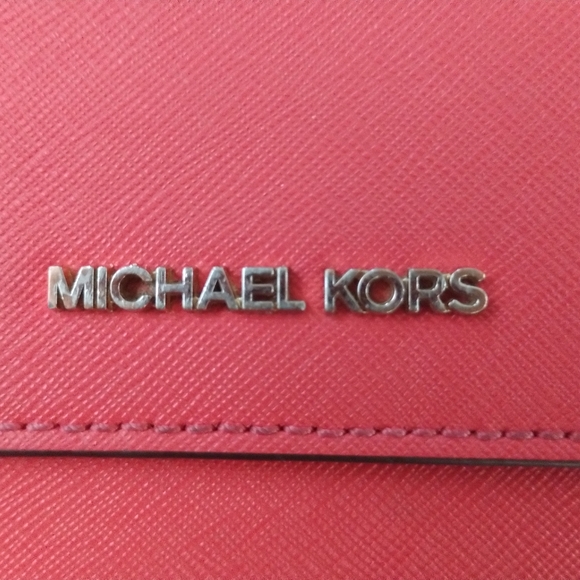 Burnt Red Micheal Kors Crossbody Purse - Picture 10 of 11